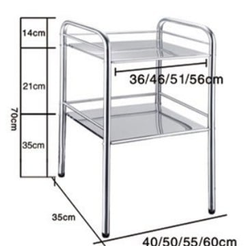 Ράφι φούρνου μικροκυμάτων από ανοξείδωτο χάλυβα, Ziyi zy, OEM λογότυπο, μοντέρνο μινιμαλιστικό στυλ, διπλό επίπεδο αποθήκευσης