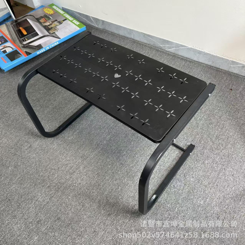 Ράφι αποθήκευσης φούρνου μικροκυμάτων για κουζίνα - αναδιπλούμενο, διόροφο ράφι για πάγκο, μέταλλο TM0019, μοντέρνος μινιμαλισμός