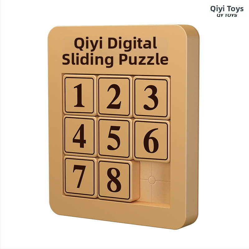 Qiyi magnetický Huarong Road puzzle pre deti – plastový magnetický posuvný hlavolam, vek 7–14, konfigurácie 8/15/24/35/48, tréning trpezlivosti