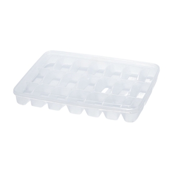 Kutija za knedle, kvadratna, PP, kapacitet 301–500 ml, sigurna za mikrovalnu