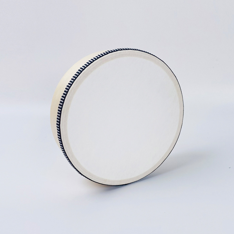 Ταμπούριν για παιδιά, σώμα από καρυδιά, μοντέλο Log tambourine, κατάλληλο για μουσική εκπαίδευση