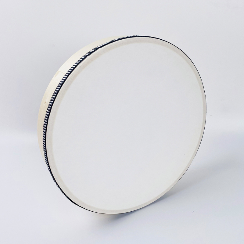 Ταμπούριν για παιδιά, σώμα από καρυδιά, μοντέλο Log tambourine, κατάλληλο για μουσική εκπαίδευση