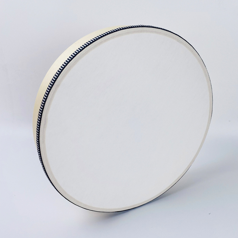 Ταμπούριν για παιδιά, σώμα από καρυδιά, μοντέλο Log tambourine, κατάλληλο για μουσική εκπαίδευση