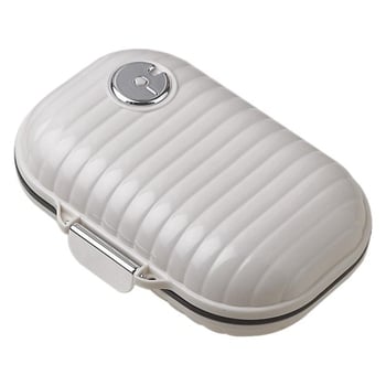 Hordozható 7 rekeszes tablettás doboz lezárt fedéllel, 1 L kapacitás, model SG-24/SG-25