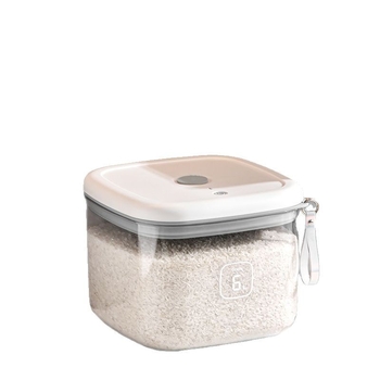 Okos rizstároló vákuumos zárással, nedvesség- és rovarvédelmet biztosítva, élelmiszer-minőségű műanyag