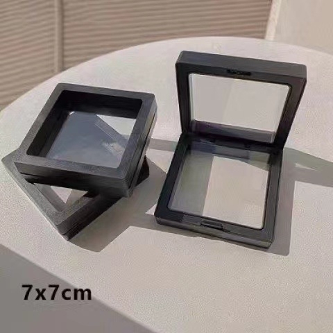 Ékszerek acryl tároló doboza zárással, 1 rekesz, modern minimalist stílus