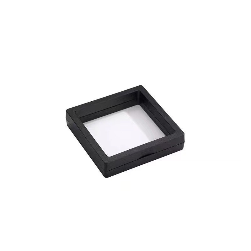 Ékszerek acryl tároló doboza zárással, 1 rekesz, modern minimalist stílus