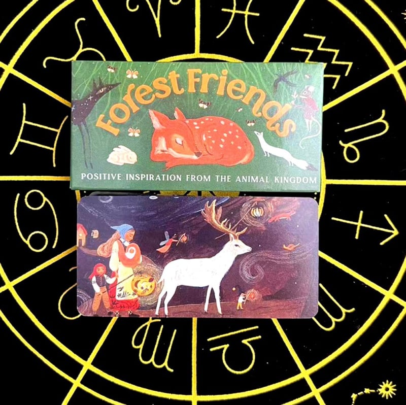 Set karata Tarota i Oracle karata - Parech, premazani papir, šarena kutija, za uzrast 7–14 godina