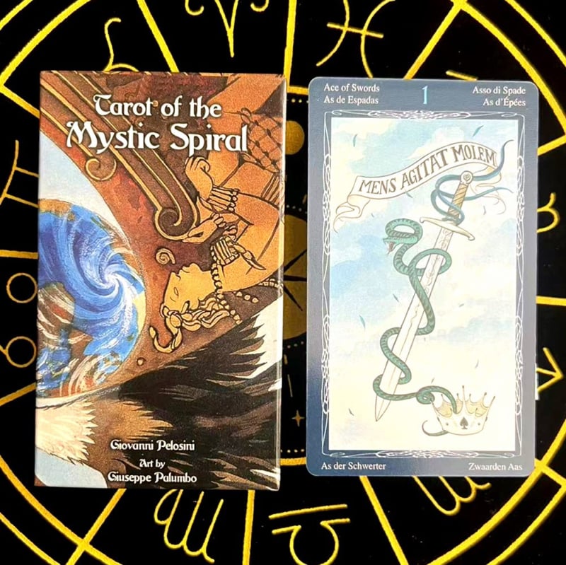 Set karata Tarota i Oracle karata - Parech, premazani papir, šarena kutija, za uzrast 7–14 godina