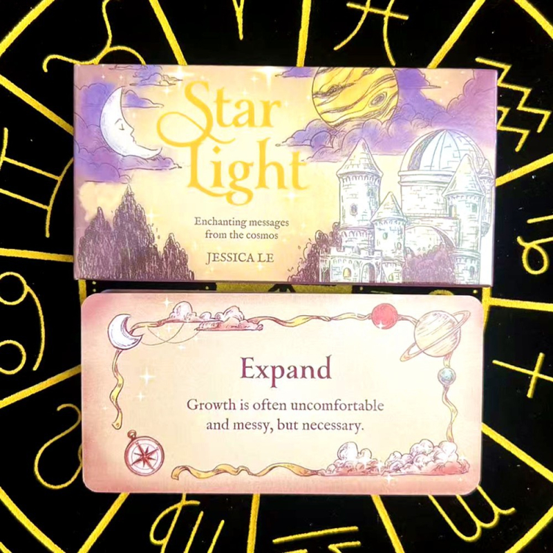 Set karata Tarota i Oracle karata - Parech, premazani papir, šarena kutija, za uzrast 7–14 godina