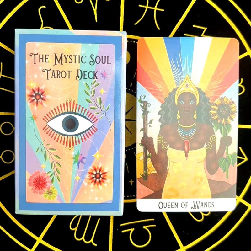 Set karata Tarota i Oracle karata - Parech, premazani papir, šarena kutija, za uzrast 7–14 godina