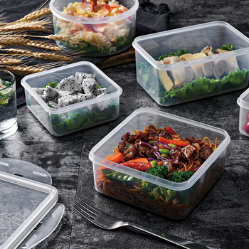 Crisper doboz – műanyag, átlátszó, légmentesen záró, mikrosütőben használható, 800–1000 ml