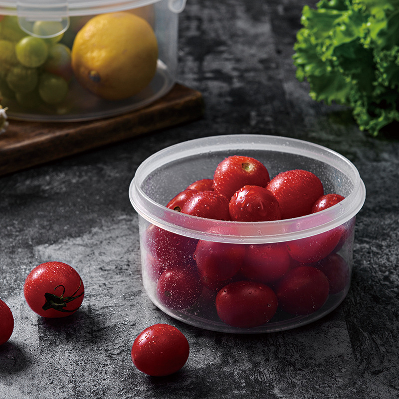 Crisper doboz – műanyag, átlátszó, légmentesen záró, mikrosütőben használható, 800–1000 ml