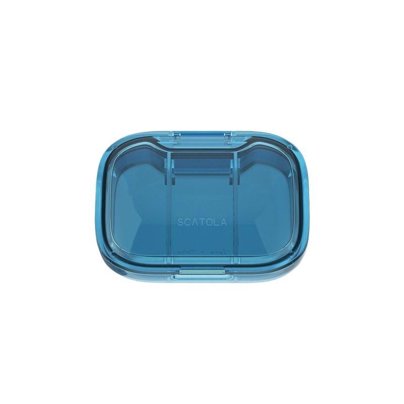 Japán stílusú hordozható osztott gyógyszeres doboz, bambusz anyagból, 18 rekesz, flipfedél, autóban használható