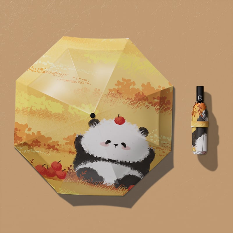 Παιδική ομπρέλα Panda – χειροκίνητο άνοιγμα/κλείσιμο, ύφασμα 190T με βινυλική επικάλυψη, 8 ραβδιά από ατσάλι, UPF >50 UV προστασία, δυνατότητα εκτύπωσης λογότυπου Panda