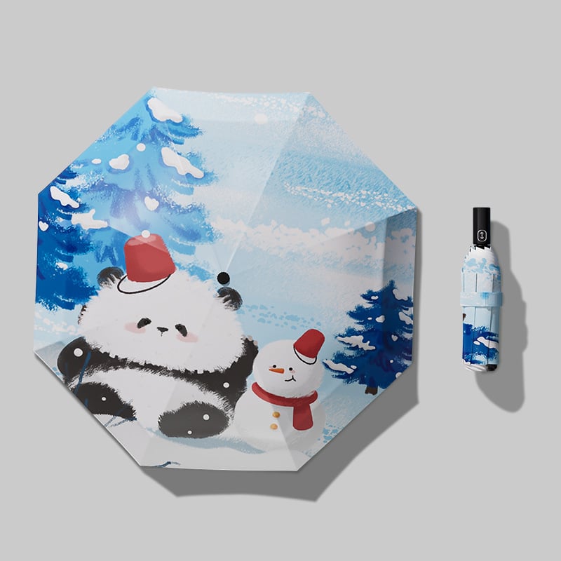 Παιδική ομπρέλα Panda – χειροκίνητο άνοιγμα/κλείσιμο, ύφασμα 190T με βινυλική επικάλυψη, 8 ραβδιά από ατσάλι, UPF >50 UV προστασία, δυνατότητα εκτύπωσης λογότυπου Panda