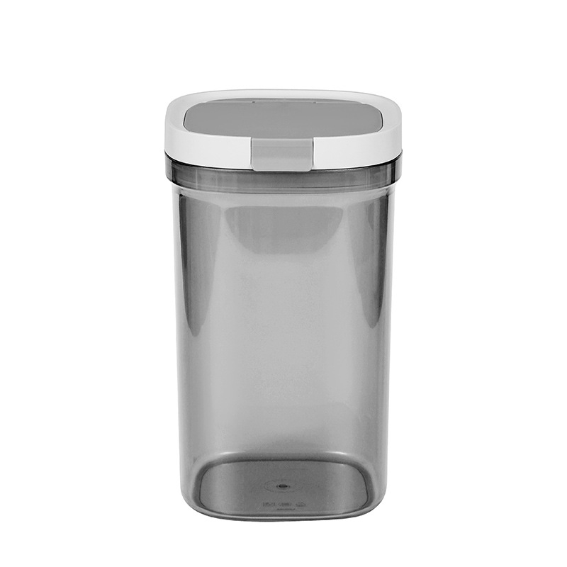 Élelmiszer-minőségű műanyag zárt snack-tároló, négyzetes alakú, 501–800 ml, mikrohullámú sütőben használható