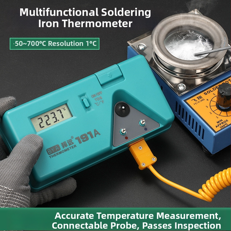 BY191A Tester temperature vrha lemilice, zavarivanje, višenamjenski termometar za cinkovu peć