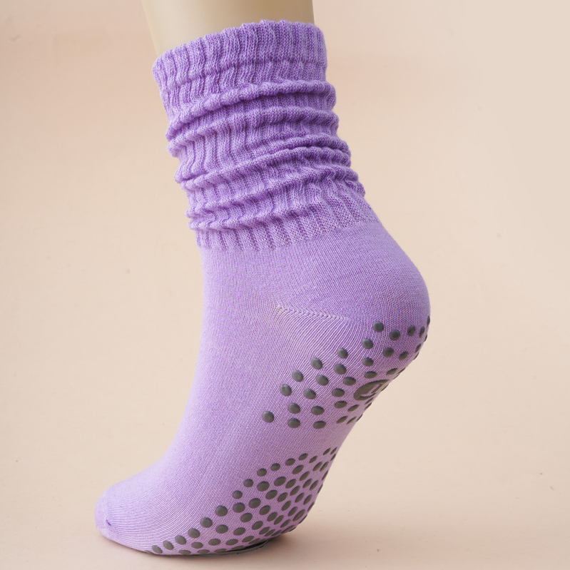 Κάλτσες yoga pile, κάλτσες yoga, κάλτσες pilates, εξοπλισμός yoga, κωδικός προϊόντος Ddw-01