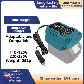 Rich core mini prenosná nabíjačka batérií pre Makita, Miwochi, DeWalt, Black & Decker a Hans - 18V 1.5A, vstup 110–230V AC