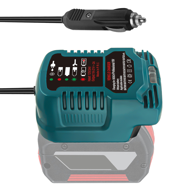 Rich core încărcător mini-portabil de baterii pentru Makita, Miwochi, DeWalt, Black & Decker și Hans - 18V 1.5A, intrare AC 110–230V