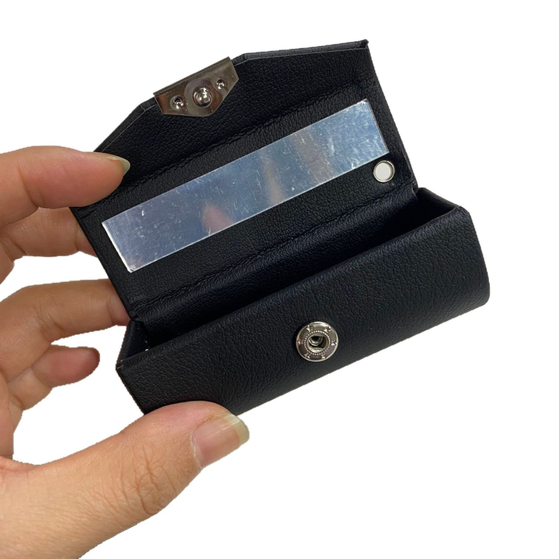 Θήκη Κραγιόν Με Καπάκι, Φορητή Πλαστική Θήκη, Κορεάτικου Στυλ, Με Καθρέφτη