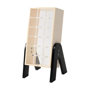 Επιτραπέζιος οργανωτής καλλυντικών από σύνθετο ακρυλικό, τριών επιπέδων, ιαπωνο-κορεατικό στυλ, για τραπεζάκι περιποίησης