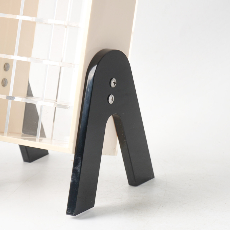 Επιτραπέζιος οργανωτής καλλυντικών από σύνθετο ακρυλικό, τριών επιπέδων, ιαπωνο-κορεατικό στυλ, για τραπεζάκι περιποίησης