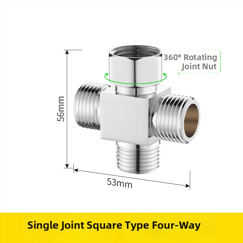 Mesing troputni kutni ventil s spojem, ulaz 1 in, izlaz 2, model 6089, s prekidačem