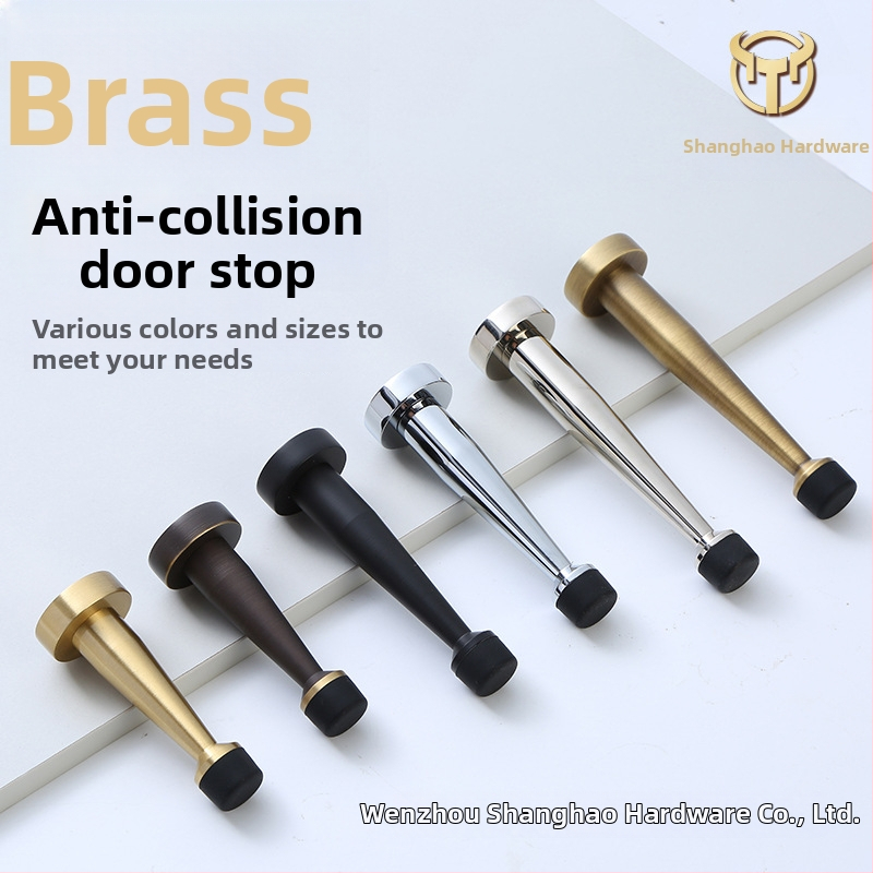 Mesing gornji stopper za vrata, gumeni limiter, zidni montažni, bez bušenja