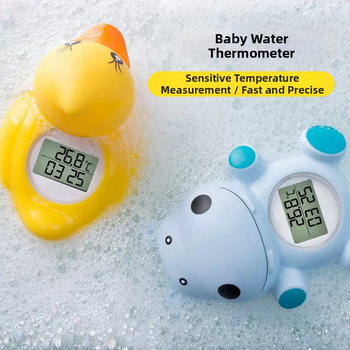 Teplomer na vodu do kúpeľa pre bábätká – kreslený dizajn, elektronický kúpeľový teplomer, pre novorodencov, model TH158, značka Sanywun/Sanyin