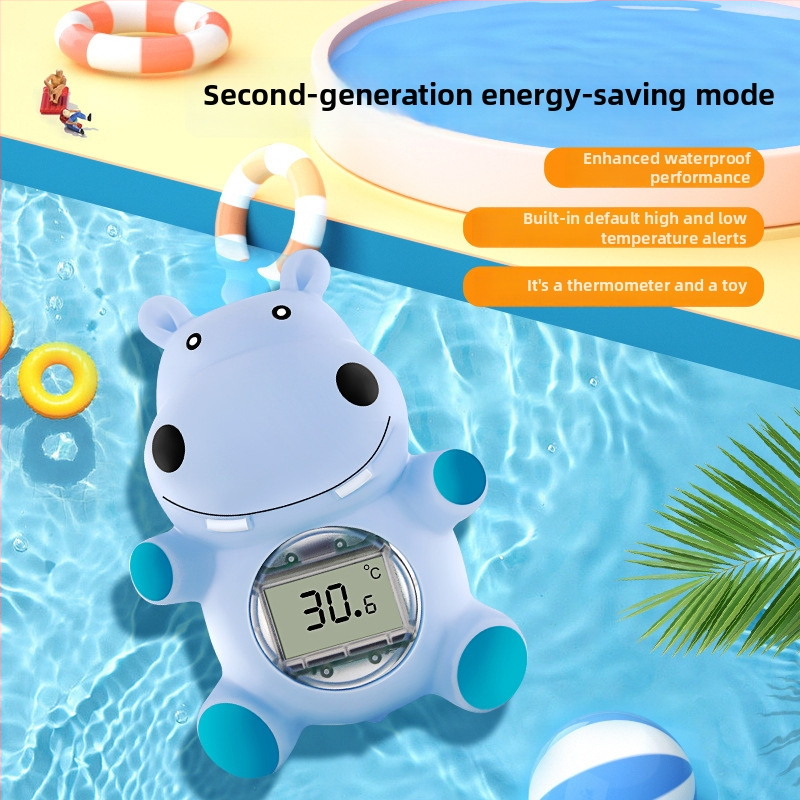 Teplomer na vodu do kúpeľa pre bábätká – kreslený dizajn, elektronický kúpeľový teplomer, pre novorodencov, model TH158, značka Sanywun/Sanyin