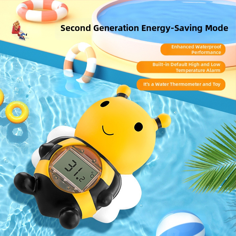 Teplomer na vodu do kúpeľa pre bábätká – kreslený dizajn, elektronický kúpeľový teplomer, pre novorodencov, model TH158, značka Sanywun/Sanyin