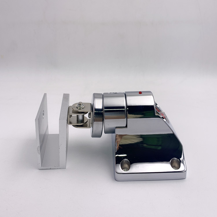 F34 Elektromagnetni uređaj za oslobađanje vrata za bezokvirne staklene vrata protivpožarna, cinkovo-lega, završna obrada pečena boja, zidni montirani, moderni minimalistički stil