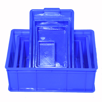 Plastična pravokutna kutija za vijke i dijelove, kutija za alate i organizator dijelova, 150 × 100 × 50 mm