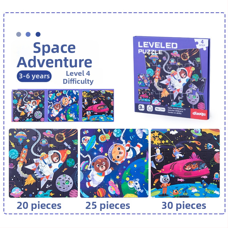 Ploché puzzle – papier, prispôsobiteľné podľa kresieb, pre deti 4–6 rokov, Pôvod Zhejiang