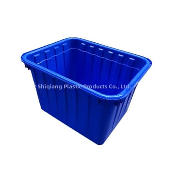 Visokoučinkovita plastična kutija za skladištenje, sortiranje i transport u industriji, 400 L, HDPE spremnik za vodu