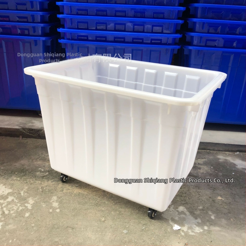 Visokoučinkovita plastična kutija za skladištenje, sortiranje i transport u industriji, 400 L, HDPE spremnik za vodu