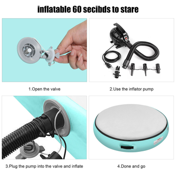 Ταεκβοντό φουσκωτή αθλητική επιφάνεια, κυκλικού σχήματος, PVC, κατάλληλη για γυμναστική και γιόγκα, προσαρμογή: στυλ, λογότυπο