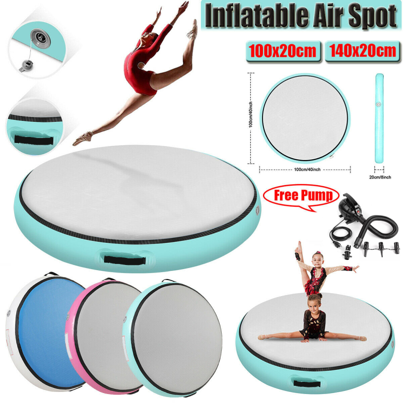 Ταεκβοντό φουσκωτή αθλητική επιφάνεια, κυκλικού σχήματος, PVC, κατάλληλη για γυμναστική και γιόγκα, προσαρμογή: στυλ, λογότυπο