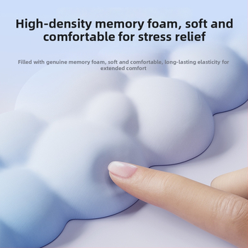 Podložka na zápästie, dvojstranná pena, séria Cloud, odolná voči opotrebeniu, do kancelárie