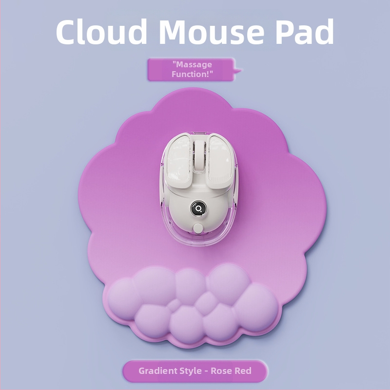 Podložka na zápästie, dvojstranná pena, séria Cloud, odolná voči opotrebeniu, do kancelárie