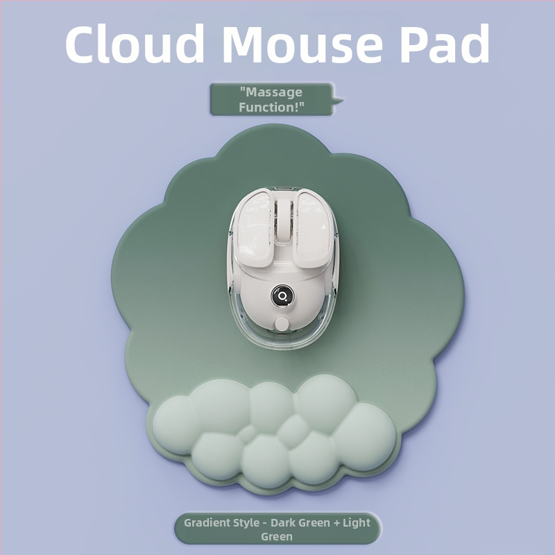 Podložka na zápästie, dvojstranná pena, séria Cloud, odolná voči opotrebeniu, do kancelárie