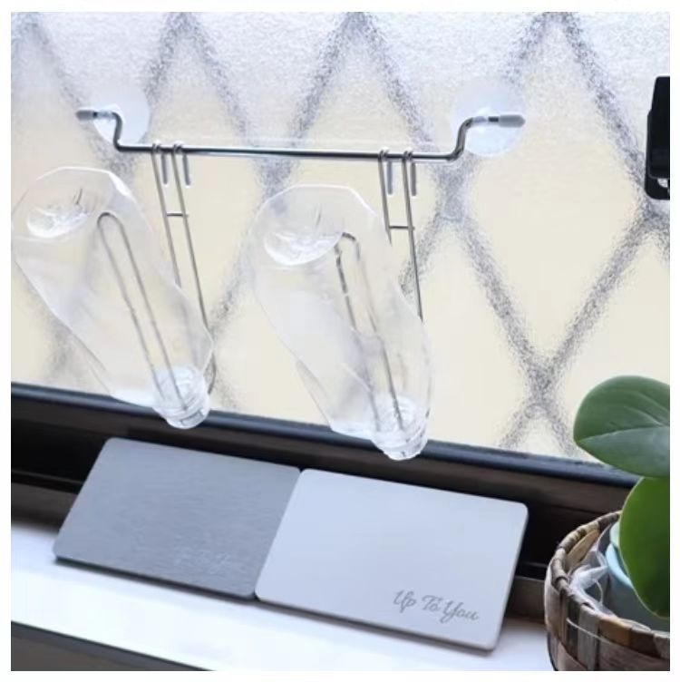 Nehrđajući čelični organizator za kuhinjsku sudoperu s držačem za čaše, odvodnim stalakom za termosicu i vertikalnim skladištenjem boca