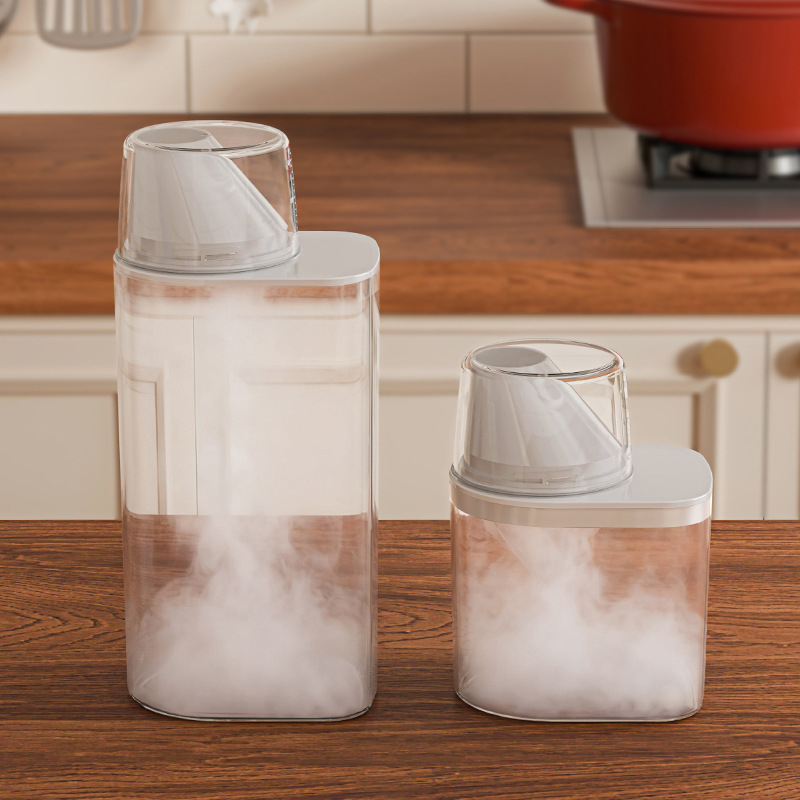 Kutija za skladištenje žitarica i tjestenine, četvrtasti PET spremnik, kapacitet 501–800 ml, set od 60 komada