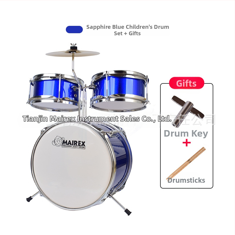 MAIREX detský bubnový set pre začiatočníkov, Birch materiál, 5 bubnov, All-in-One štýl, Model: Detský bubnový set, vhodné pre deti a mládež