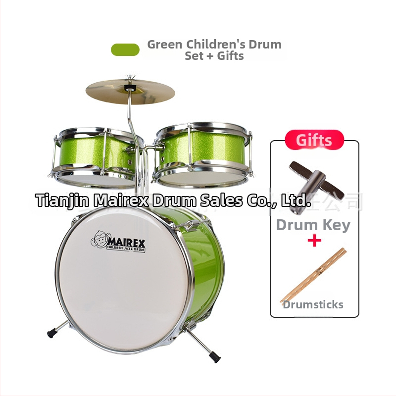 MAIREX detský bubnový set pre začiatočníkov, Birch materiál, 5 bubnov, All-in-One štýl, Model: Detský bubnový set, vhodné pre deti a mládež