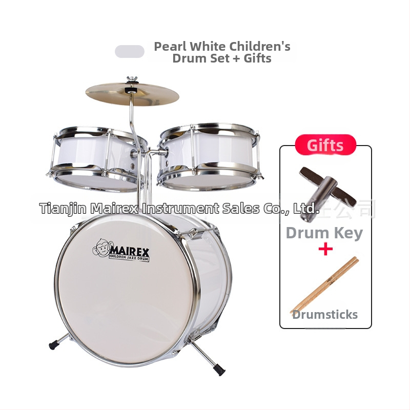 MAIREX detský bubnový set pre začiatočníkov, Birch materiál, 5 bubnov, All-in-One štýl, Model: Detský bubnový set, vhodné pre deti a mládež