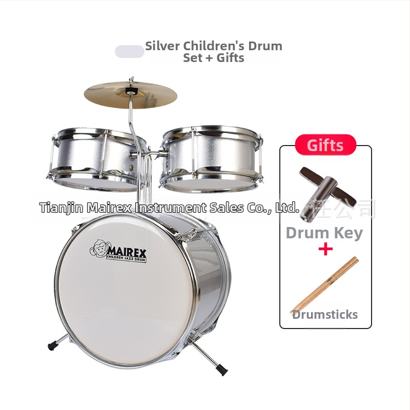 MAIREX detský bubnový set pre začiatočníkov, Birch materiál, 5 bubnov, All-in-One štýl, Model: Detský bubnový set, vhodné pre deti a mládež