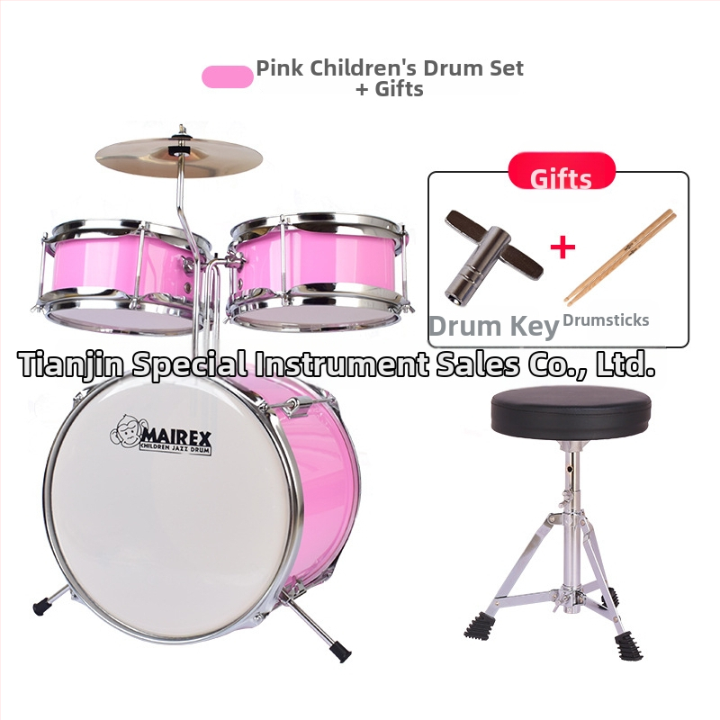 MAIREX detský bubnový set pre začiatočníkov, Birch materiál, 5 bubnov, All-in-One štýl, Model: Detský bubnový set, vhodné pre deti a mládež